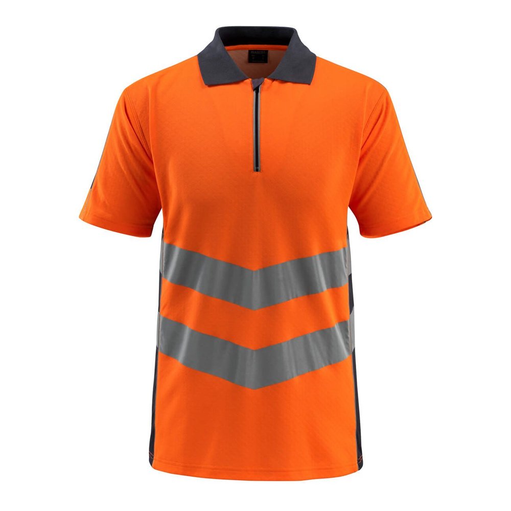 Mascot Safe Supreme Murton Polo Shirt - Hi-vis Orange/dark Navy