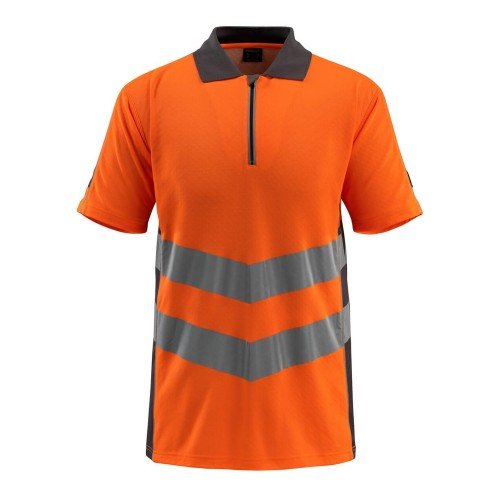 Mascot Safe Supreme Murton Polo Shirt - Hi-vis Orange/dark Anthracite