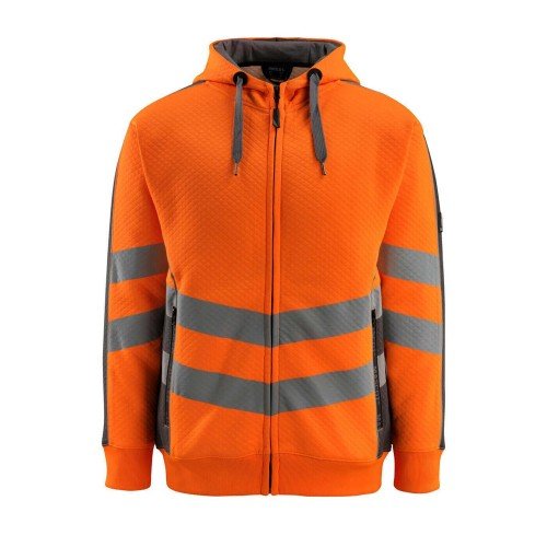 Mascot Coby Safe Supreme 50138 Hi Vis Hoodie with Zipper Orange Dark Anthracite Mascot Coby Safe Supreme 50138 Hi Vis Hoodie with Zipper Orange Dark Anthracite