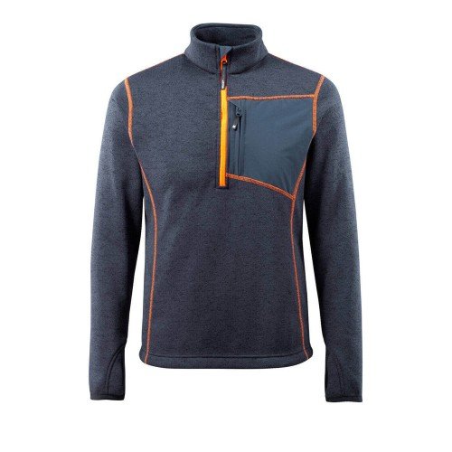 Mascot Hardwear Reims Knitted Jumper With Half Zip Dark Navy