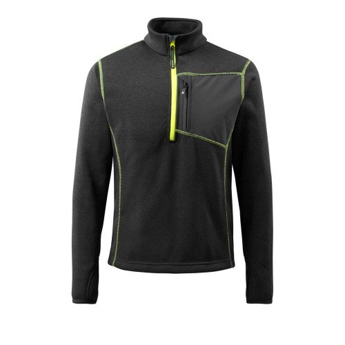 Mascot Hardwear Reims Knitted Jumper With Half Zip Black Mascot Hardwear Reims Knitted Jumper With Half Zip Black
