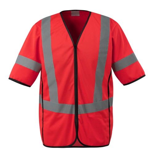 Mascot Safe Supreme Packwood Traffic Vest - Hi-vis Red Mascot Safe Supreme Packwood Traffic Vest - Hi-vis Red