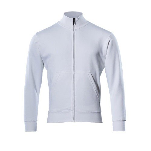 Mascot Crossover Lavit Sweatshirt With Zipper White Mascot Crossover Lavit Sweatshirt With Zipper White