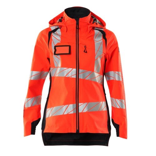 Mascot Accelerate 19011 Ladies Fit Outer Shell Jacket Hi Vis Red Dark Navy