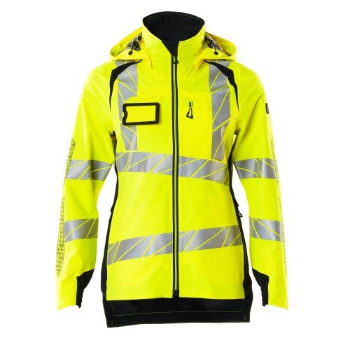 Mascot Accelerate 19011 Ladies Fit Outer Shell Jacket Hi Vis Yellow Dark Navy