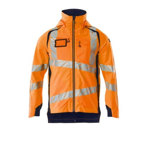 Mascot Accelerate Safe 19001 Outer Shell Jacket Hi Vis Orange Dark Navy