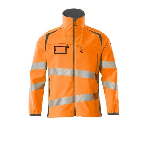 Mascot Accelerate Safe 19002 Softshell Jacket Hi Vis Orange Dark Anthracite 