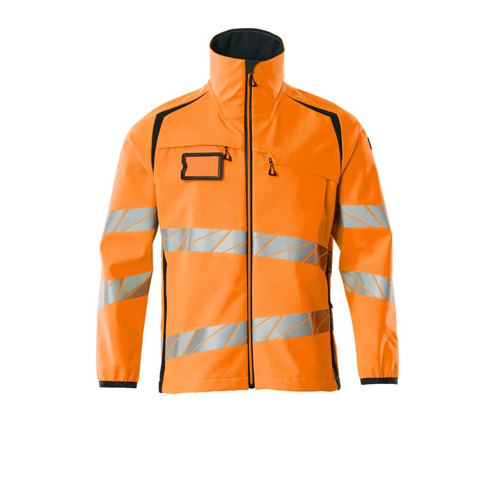 Mascot Accelerate Safe 19002 Softshell Jacket Hi Vis Orange Dark Navy