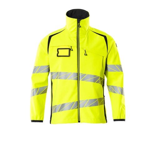 Mascot Accelerate Safe 19002 Softshell Jacket Hi Vis Yellow Black