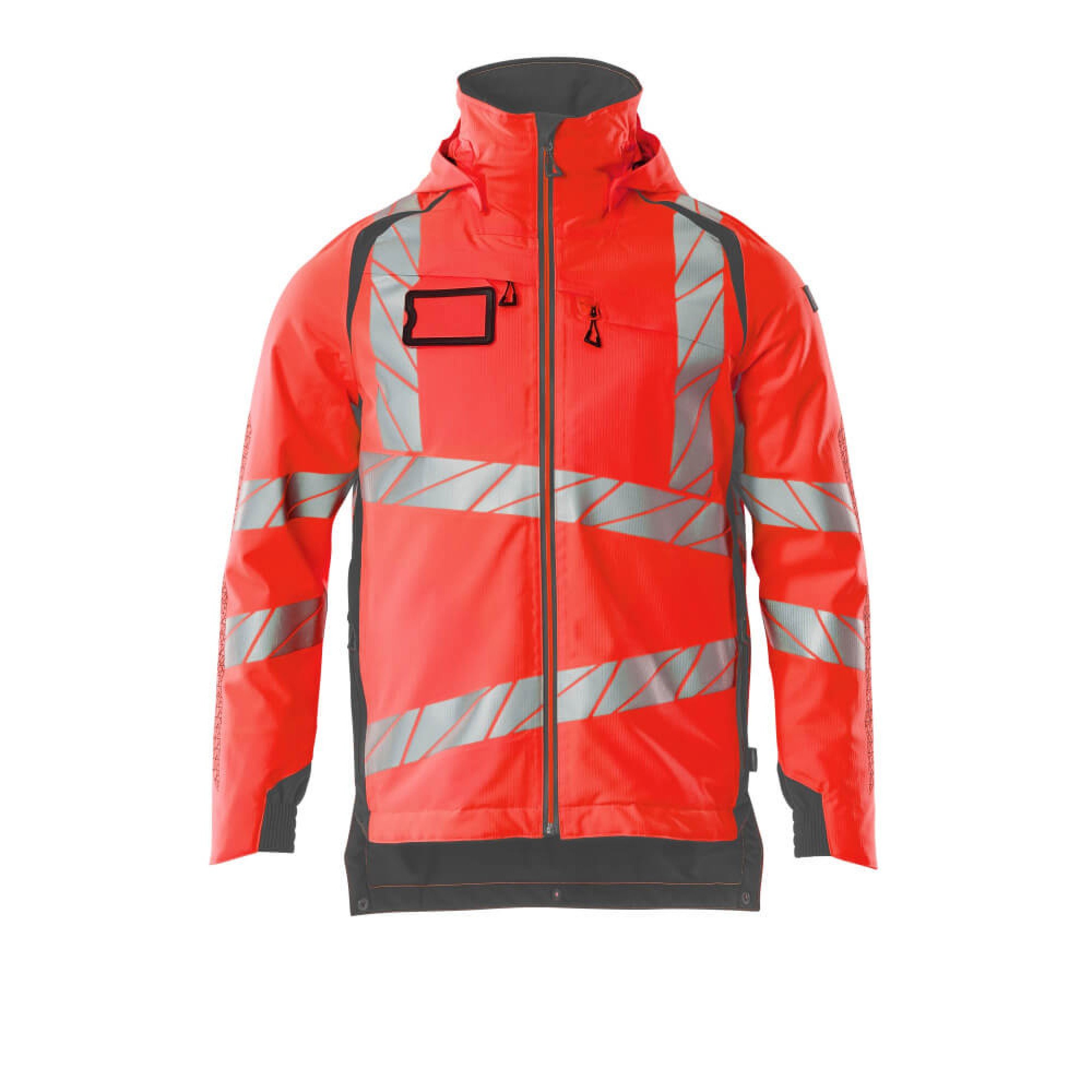 Mascot Accelerate Safe 19035 Winter Jacket Hi Vis Red Dark Anthracite
