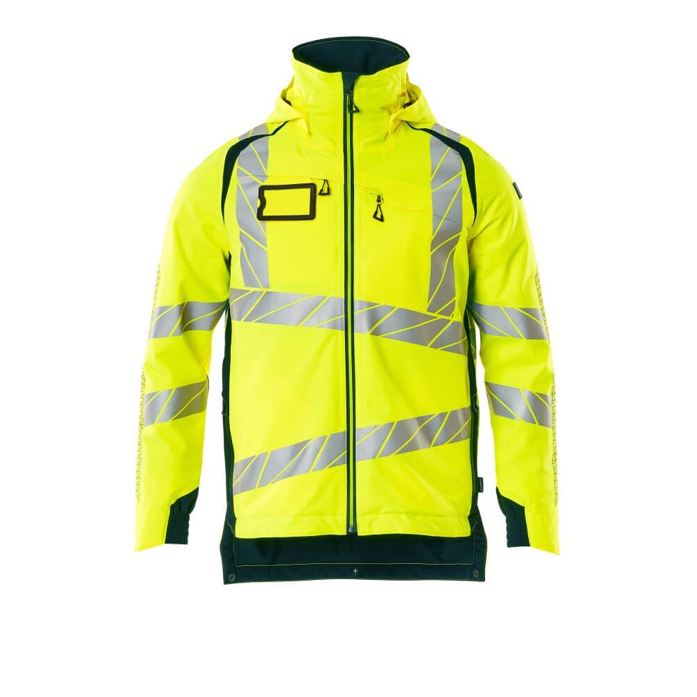 Mascot Accelerate Safe 19035 Winter Jacket Hi Vis Yellow Dark Petroleum 