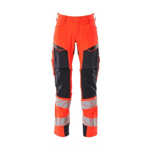 Mascot Accelerate Safe 19079 Trousers With Holster Pockets Hi Vis Red Dark Navy  Mascot Accelerate Safe 19079 Trousers With Holster Pockets Hi Vis Red Dark Navy