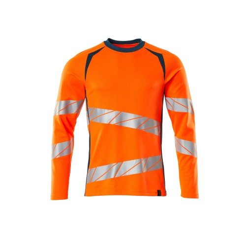 Mascot Accelerate Safe 19081 T-shirt Long Sleeved Hi Vis Orange Dark Petroleum Mascot Accelerate Safe 19081 T-shirt Long Sleeved Hi Vis Orange Dark Petroleum