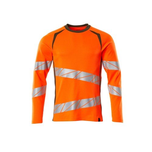 Mascot Accelerate Safe 19081 T-shirt Long Sleeved Hi Vis Orange Moss Green Mascot Accelerate Safe 19081 T-shirt Long Sleeved Hi Vis Orange Moss Green
