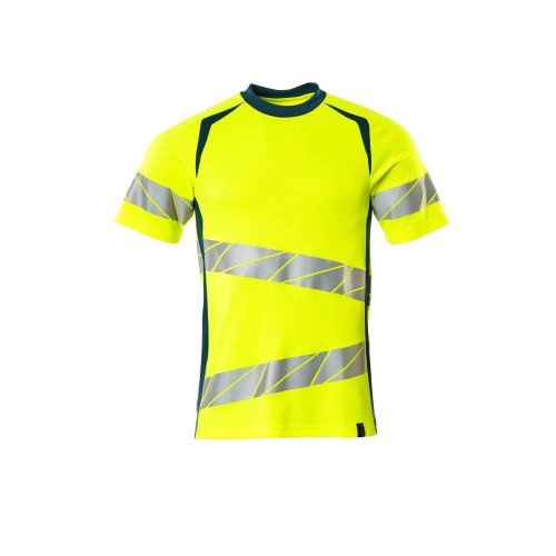 Mascot Accelerate Safe 19082 T-Shirt Hi Vis Yellow Dark Petroleum 