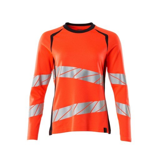Mascot Accelerate Safe 19091 Ladies Fit T-Shirt long-sleeved Hi Vis Red Dark Navy Mascot Accelerate Safe 19091 Ladies Fit T-Shirt long-sleeved Hi Vis Red Dark Navy