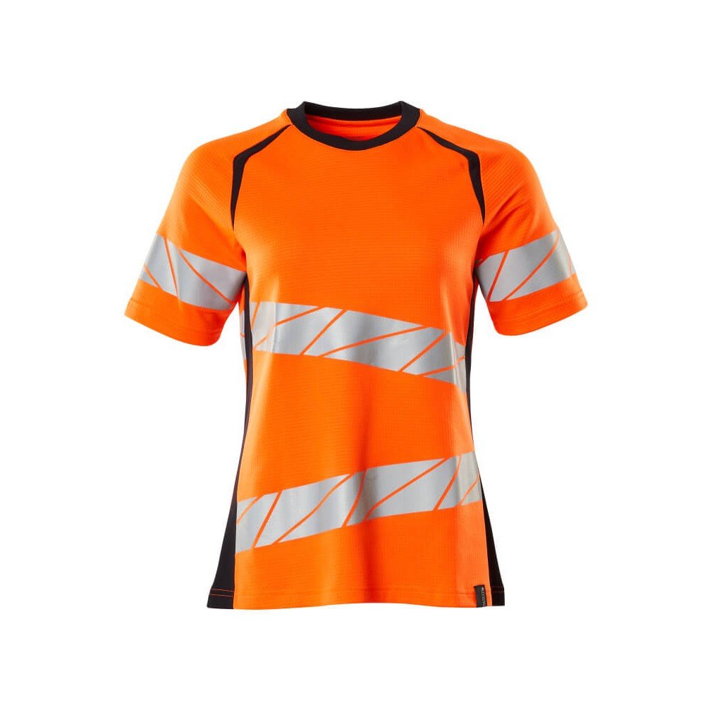 Mascot Accelerate Safe 19092 Ladies Fit T-Shirt Hi Vis Orange Dark Navy