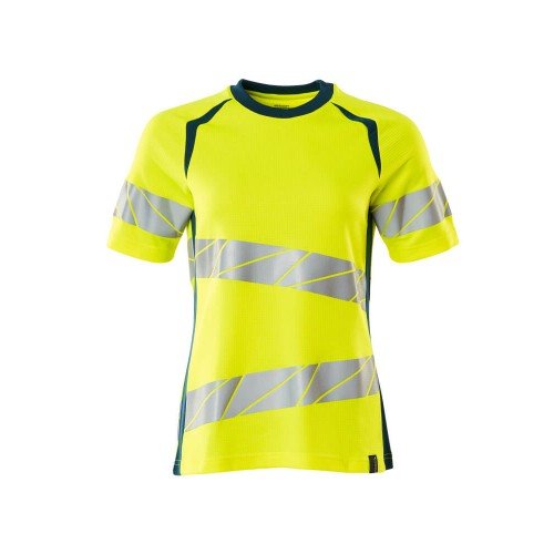 Mascot Accelerate Safe 19092 Ladies Fit T-Shirt Hi Vis Yellow Dark Petroleum Mascot Accelerate Safe 19092 Ladies Fit T-Shirt Hi Vis Yellow Dark Petroleum