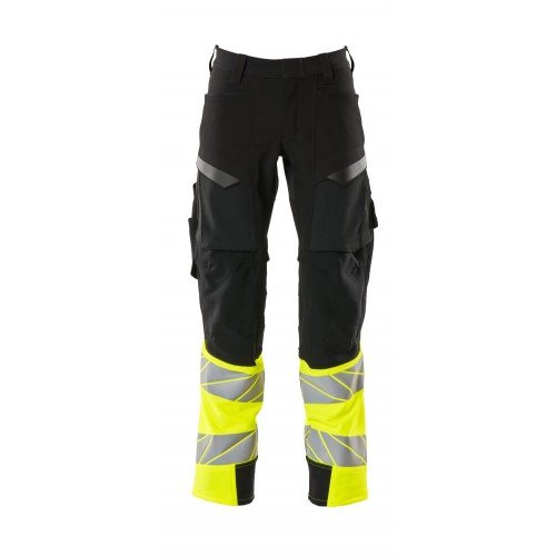 Mascot Accelerate Safe 19179 Trousers With Holster Pockets Hi Vis Black Yellow Mascot Accelerate Safe 19179 Trousers With Holster Pockets Hi Vis Black Yellow