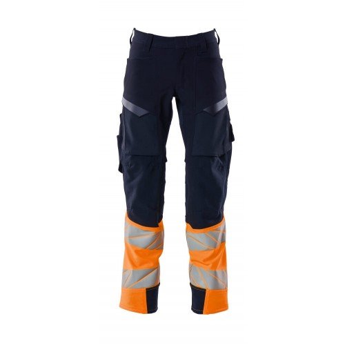 Mascot Accelerate Safe 19179 Trousers With Holster Pockets Hi Vis Dark Navy Orange Mascot Accelerate Safe 19179 Trousers With Holster Pockets Hi Vis Dark Navy Orange