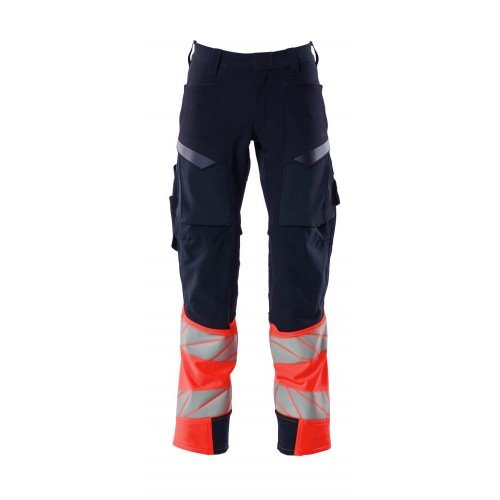 Mascot Accelerate Safe 19179 Trousers With Holster Pockets Hi Vis Dark Navy Red Mascot Accelerate Safe 19179 Trousers With Holster Pockets Hi Vis Dark Navy Red