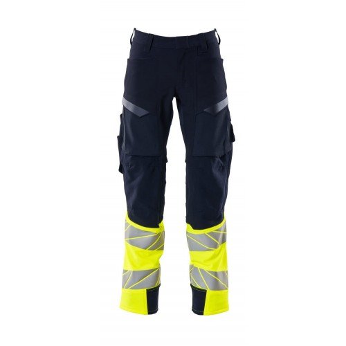 Mascot Accelerate Safe 19179 Trousers With Holster Pockets Hi Vis Dark Navy Yellow Mascot Accelerate Safe 19179 Trousers With Holster Pockets Hi Vis Dark Navy Yellow