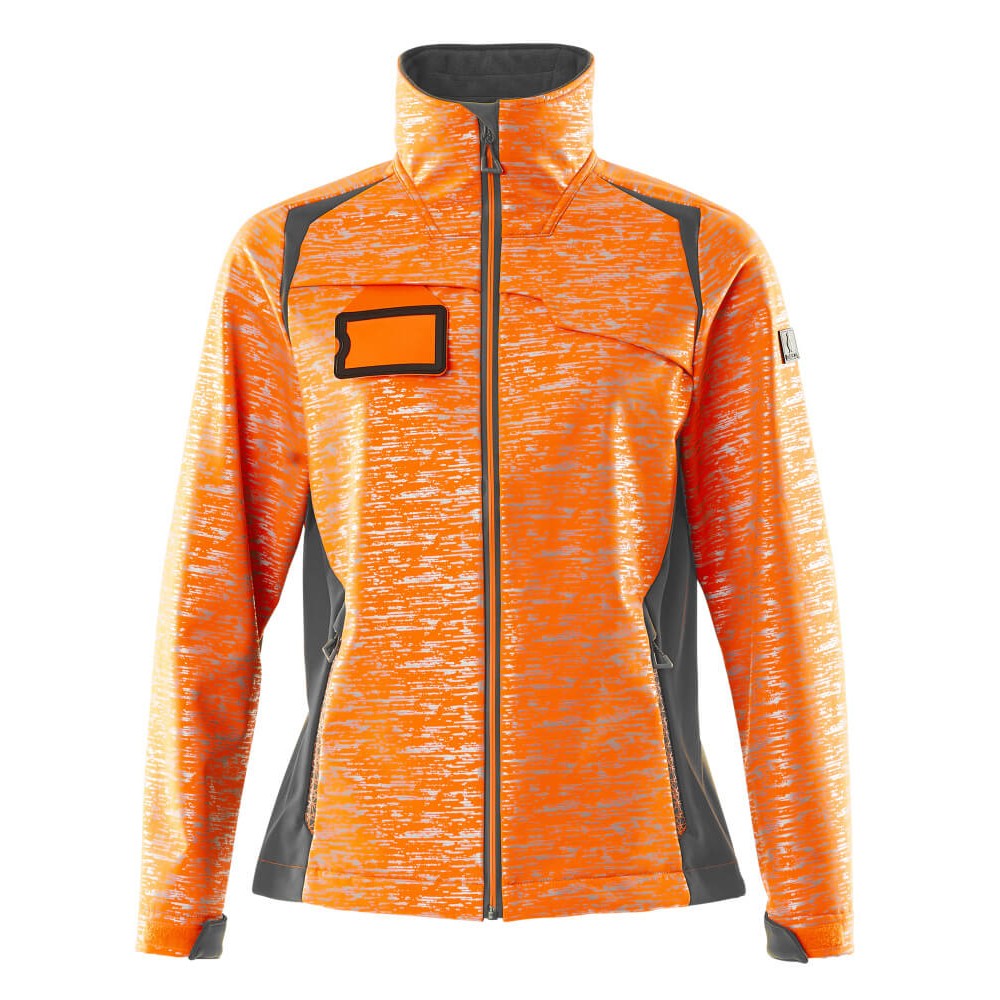 Mascot Accelerate Safe 19212 Softshell Jacket Ladies Fit Hi Vis Orange Dark Anthracite