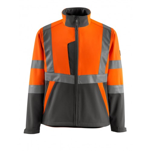 Mascot Kiama Safe 15902 Light Softshell Jacket Orange Dark Anthracite Class 2 Mascot Kiama Safe 15902 Light Softshell Jacket Orange Dark Anthracite Class 2