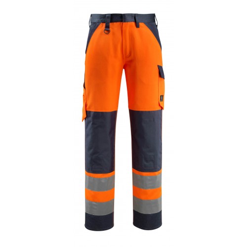 Mascot Maitland Safe Light 15979 Trousers With Kneepad Pockets Orange Dark Navy Mascot Maitland Safe Light 15979 Trousers With Kneepad Pockets Orange Dark Navy