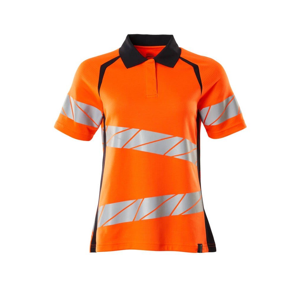 Mascot Safe Accelerate 19093 Ladies Fit T-Shirt Hi Vis Orange Dark Navy