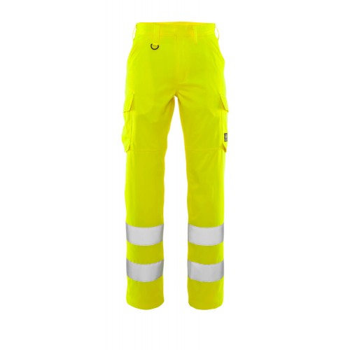 Mascot Safe Light 20859 Hi Vis Trousers with Thigh Pockets Yellow Mascot Safe Light 20859 Hi Vis Trousers with Thigh Pockets Yellow