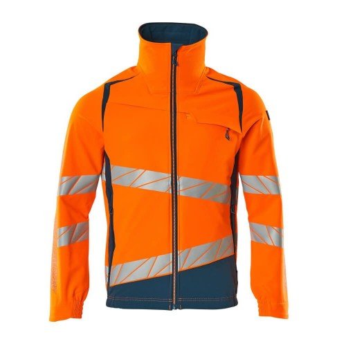 Mascot Accelerate Safe 19009 Jacket Hi Vis Orange Dark Petroleum 