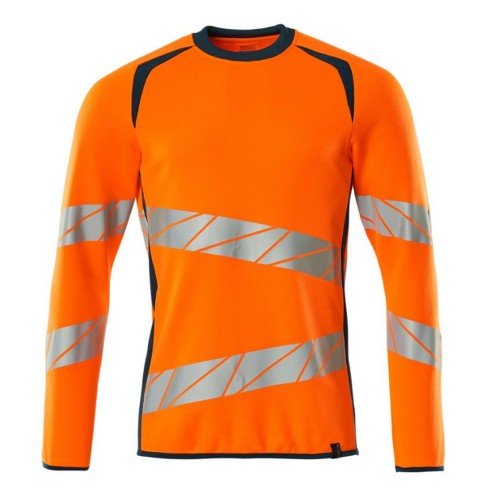 Mascot Accelerate 19084 Sweatshirt Hi-Vis Orange Dark Petroleum Mascot Accelerate 19084 Sweatshirt Hi-Vis Orange Dark Petroleum