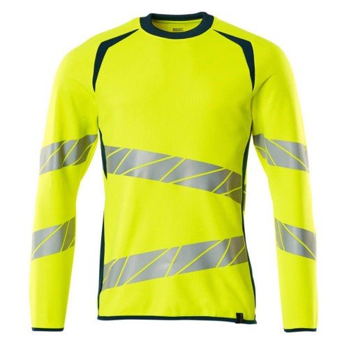 Mascot Accelerate 19084 Sweatshirt Hi-Vis Yellow Dark Petroleum Mascot Accelerate 19084 Sweatshirt Hi-Vis Yellow Dark Petroleum