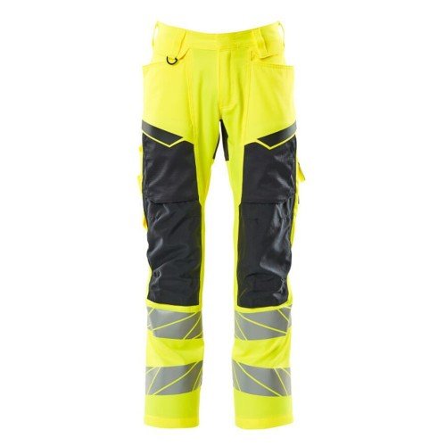 Mascot Accelerate Safe 19579 Trousers Kneepad Pockets Hi-Vis Yellow Dark Navy Mascot Accelerate Safe 19579 Trousers Kneepad Pockets Hi-Vis Yellow Dark Navy