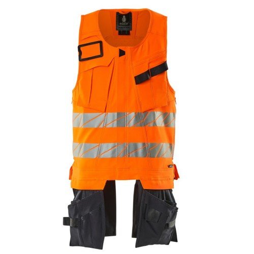 Mascot Accelerate 19589 Tool Vest Hi-Vis Orange Dark Navy Mascot Accelerate 19589 Tool Vest Hi-Vis Orange Dark Navy