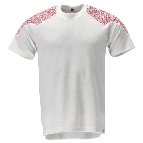 Mascot Food & Care 20082 Short Sleeve T-Shirt White Traffic Red
