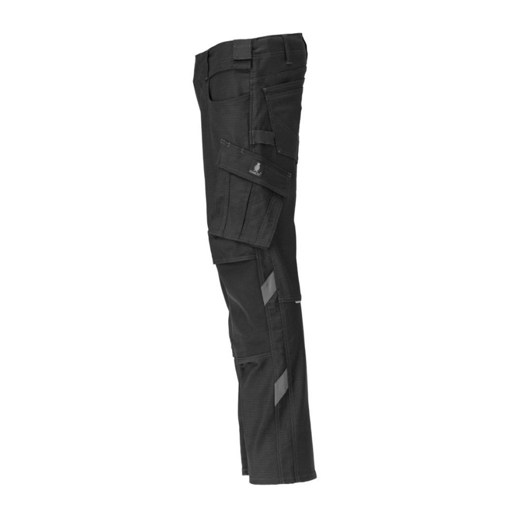 Mascot Accelerate 20279 Trousers with Kneepad Pockets Black