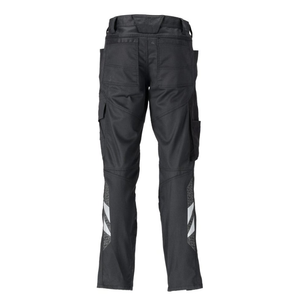 Mascot Accelerate 20679 Trousers with Kneepad Pockets Black