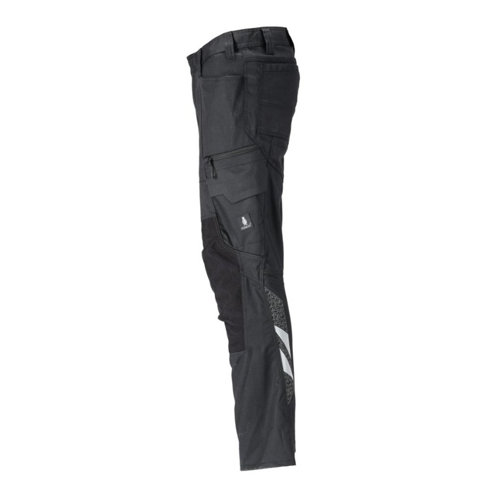 Mascot Accelerate 20679 Trousers with Kneepad Pockets Black