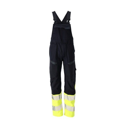 Mascot Accelerate 21469 Flame Retardant Bib & Brace Dark Navy / Hi-Vis Yellow Mascot Accelerate 21469 Flame Retardant Bib & Brace Dark Navy / Hi-Vis Yellow
