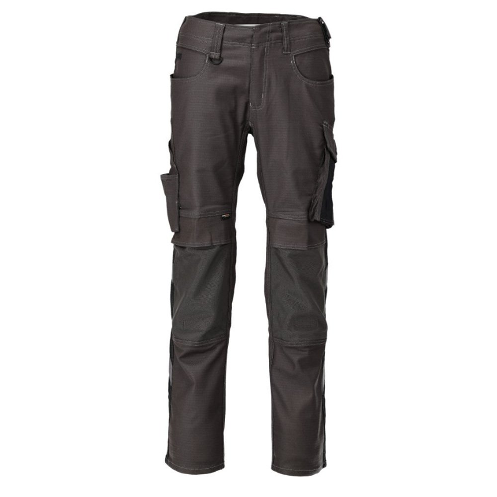 Mascot Unique 21979 Trousers With Kneepad Pockets Dark Anthracite / Black