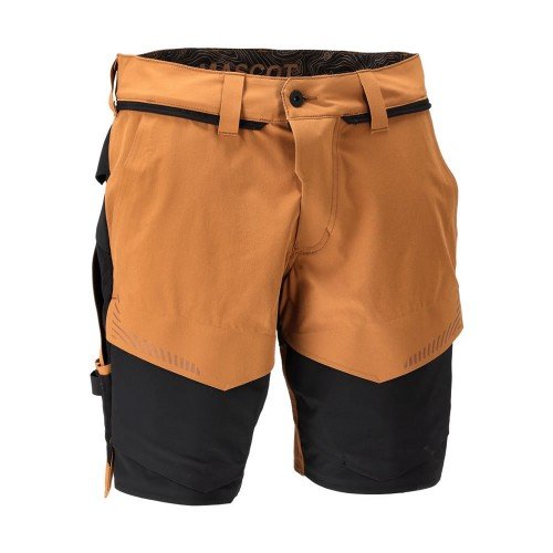 Mascot Customized 22149 Stretch Shorts Brown/Black Mascot Customized 22149 Stretch Shorts Brown/Black