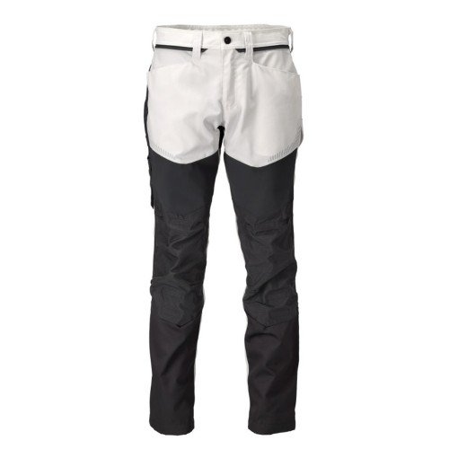 Mascot Customized 22479 Trousers With Kneepad Pockets White Stone Grey Mascot Customized 22479 Trousers With Kneepad Pockets White Stone Grey