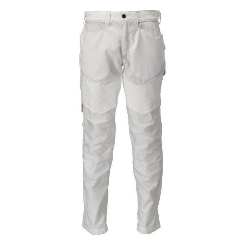 Mascot Customized 22479 Trousers With Kneepad Pockets White Mascot Customized 22479 Trousers With Kneepad Pockets White