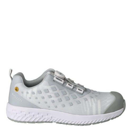 Mascot Footwear Customized F0650 Safety Shoes White Light Grey Flecked