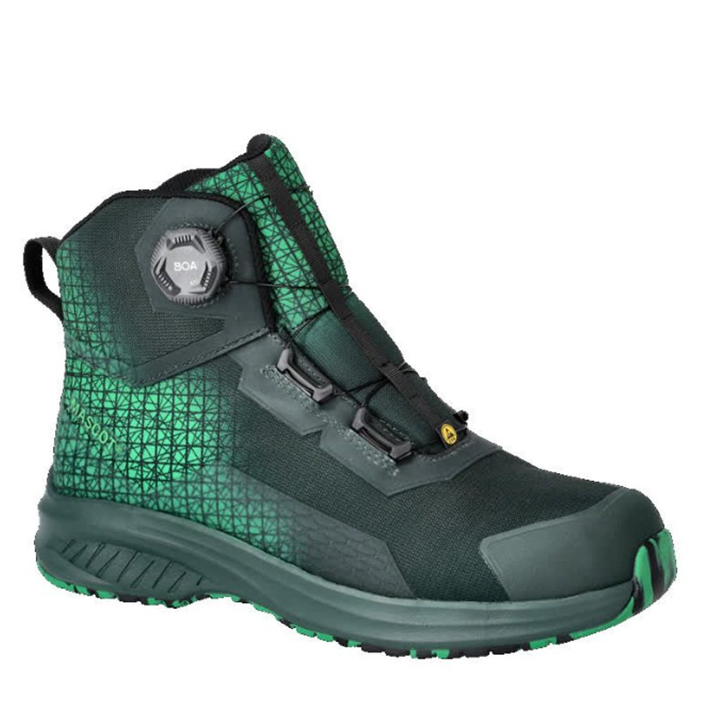 Mascot Footwear Accelerate F1502 BOA Safety Boots Green / Grass Green