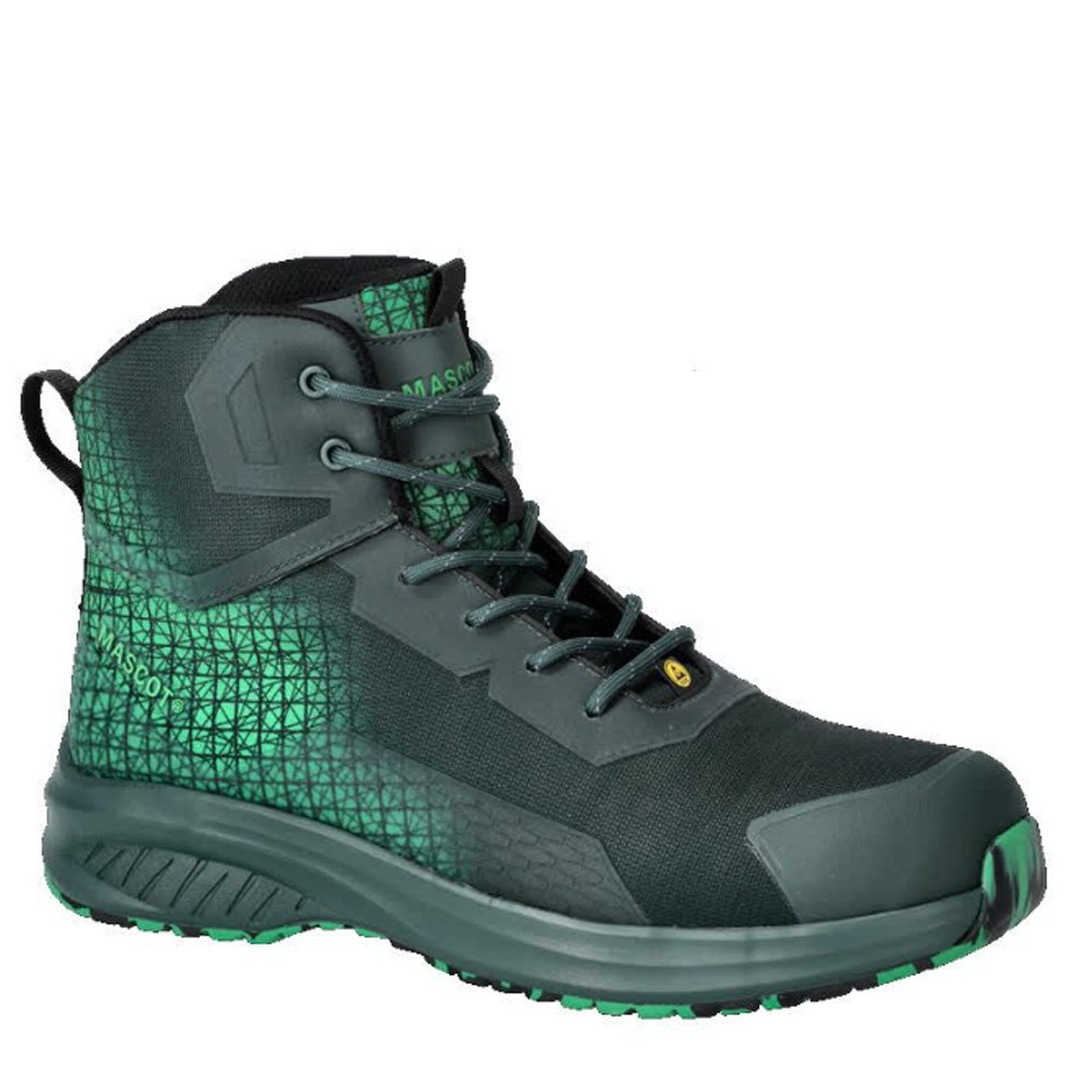 Mascot Footwear Accelerate F1503 Safety Boots Green / Grass Green