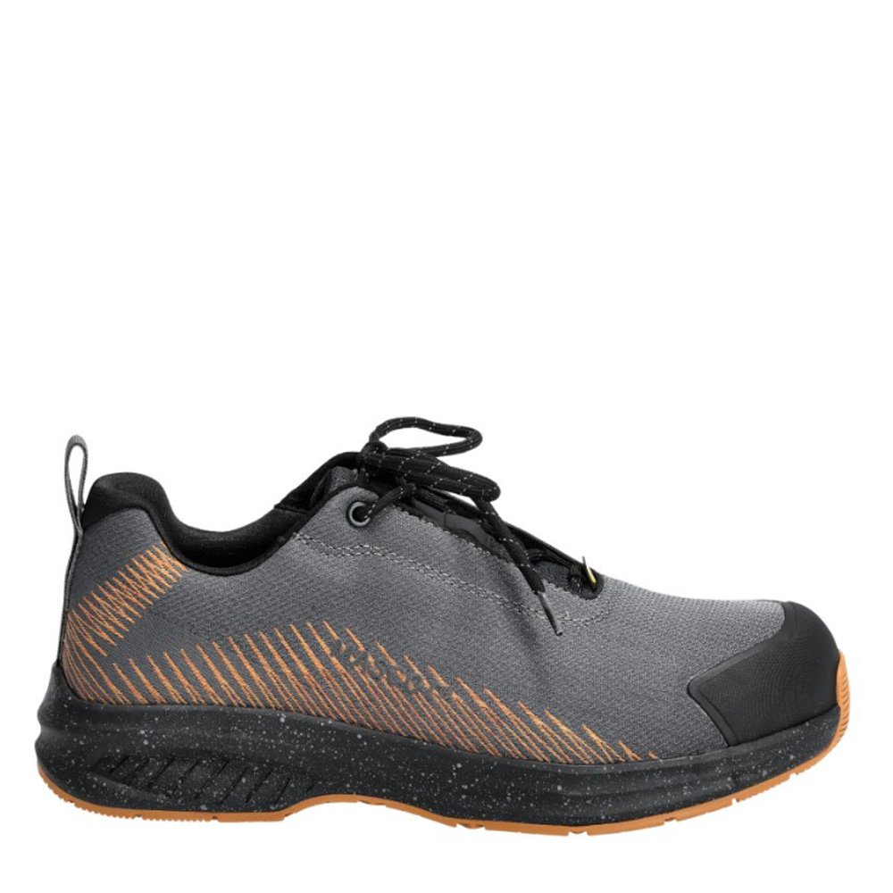 Mascot Footwear Customized F1600 Safety Shoes Stone Grey / Nut Brown