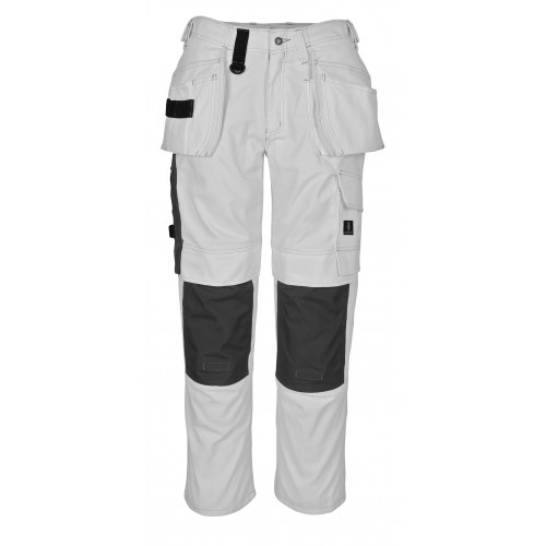 Mascot Hardwear 08131 Trousers With Kneepad Pockets And Holster Pockets White Mascot Hardwear 08131 Trousers With Kneepad Pockets And Holster Pockets White